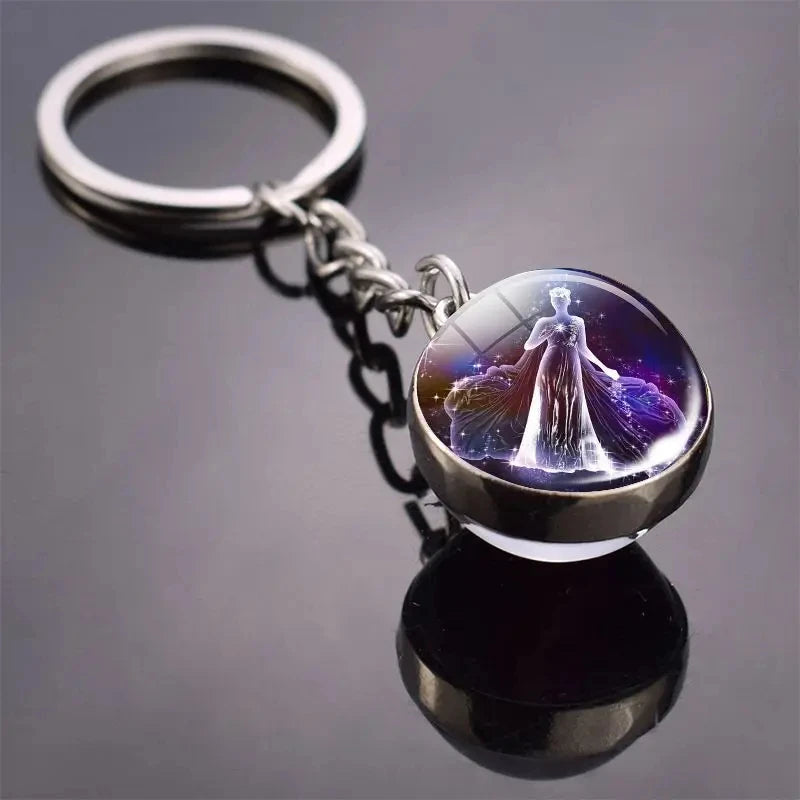 Luminous Keychain with 12 Constellations