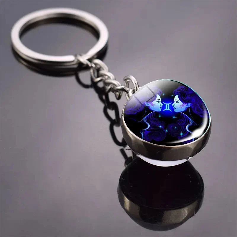 Luminous Keychain with 12 Constellations