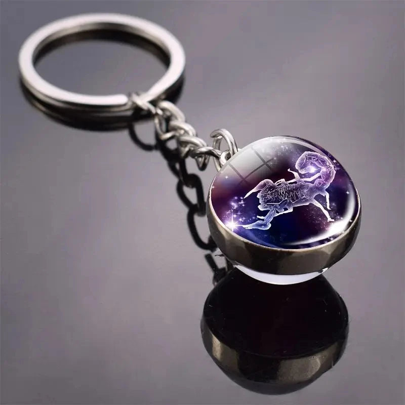 Luminous Keychain with 12 Constellations