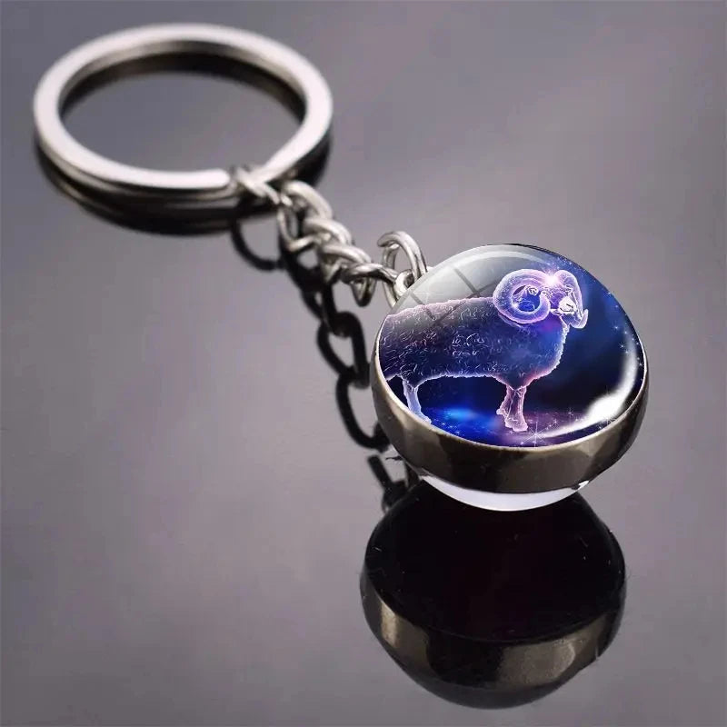 Luminous Keychain with 12 Constellations