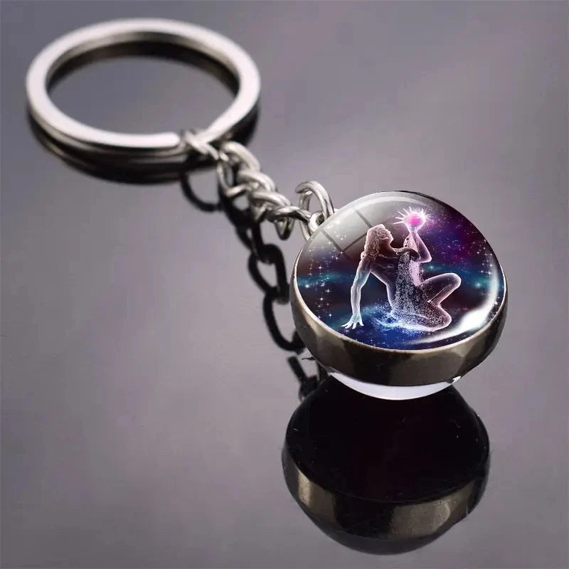 Luminous Keychain with 12 Constellations