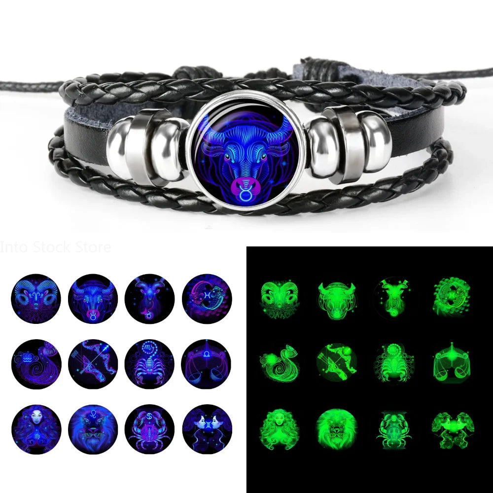 Luminous Bracelet with 12 Constellations