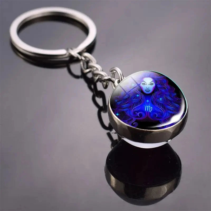 Luminous Keychain with 12 Constellations