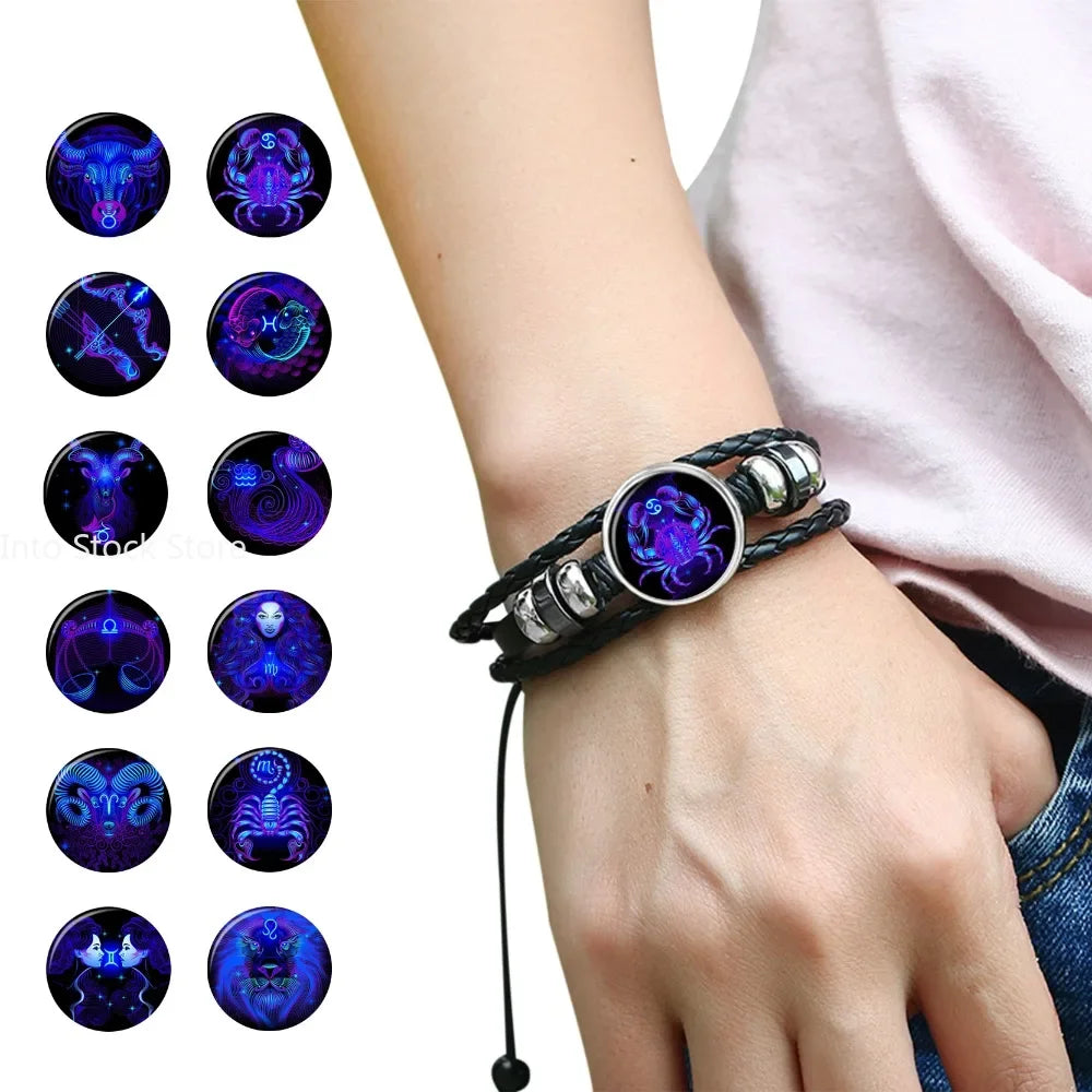 Luminous Bracelet with 12 Constellations