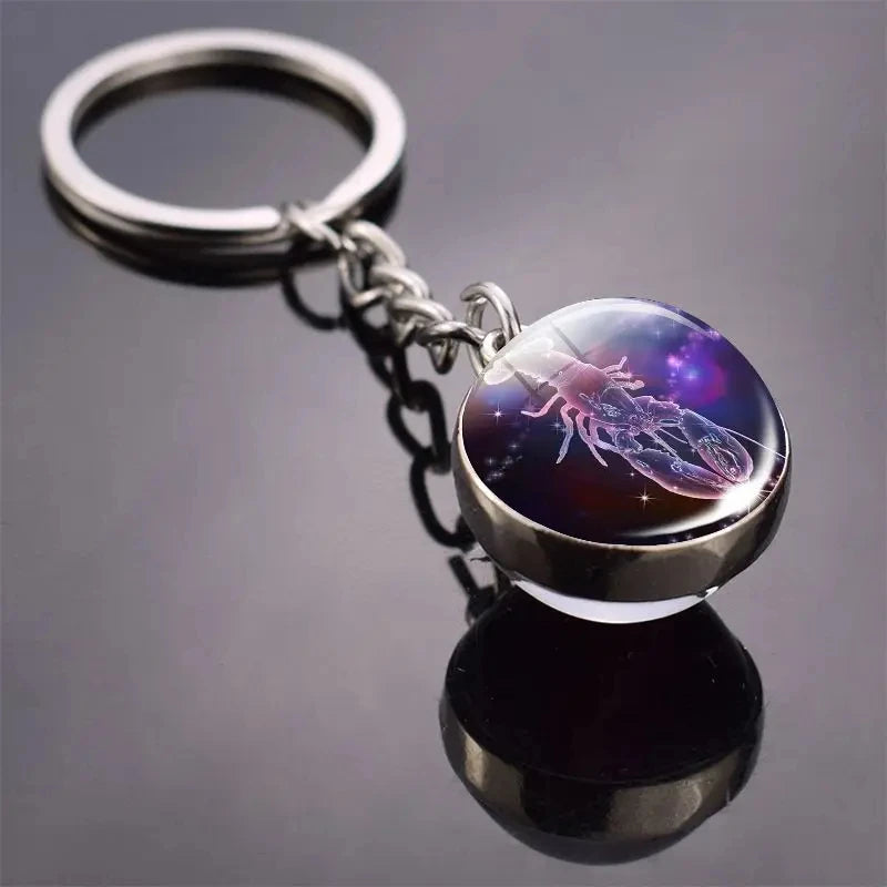 Luminous Keychain with 12 Constellations