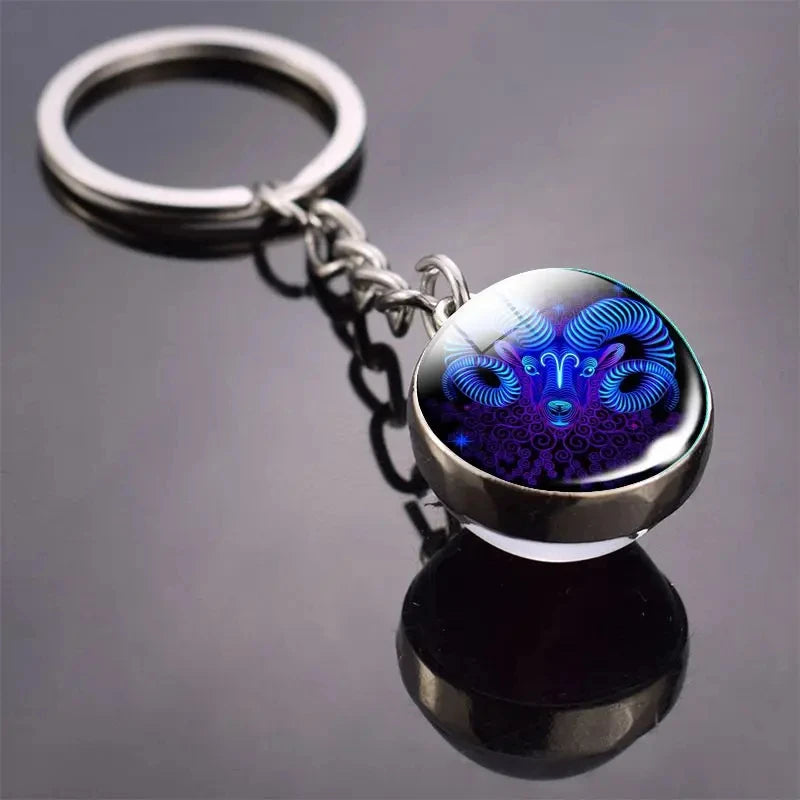 Luminous Keychain with 12 Constellations