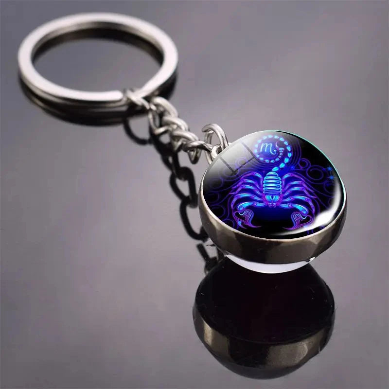 Luminous Keychain with 12 Constellations