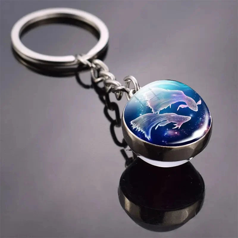 Luminous Keychain with 12 Constellations