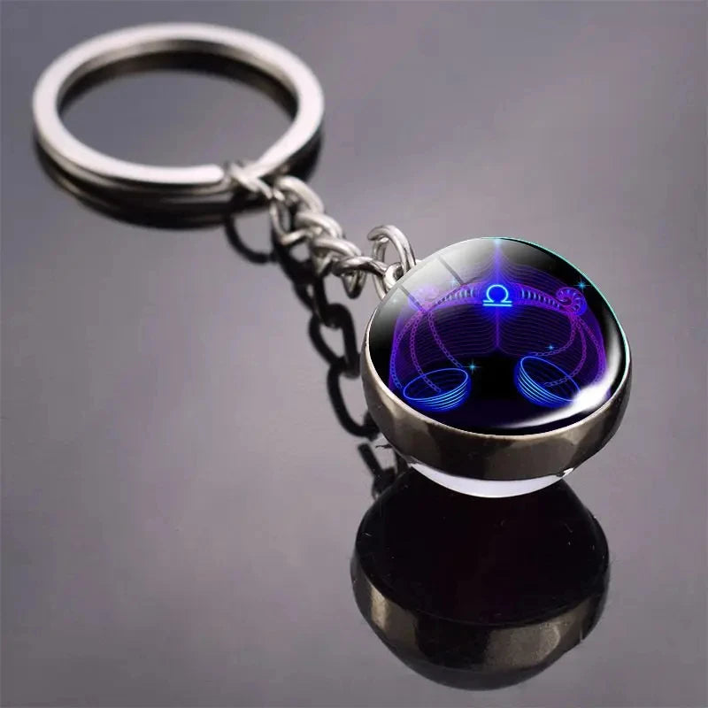 Luminous Keychain with 12 Constellations