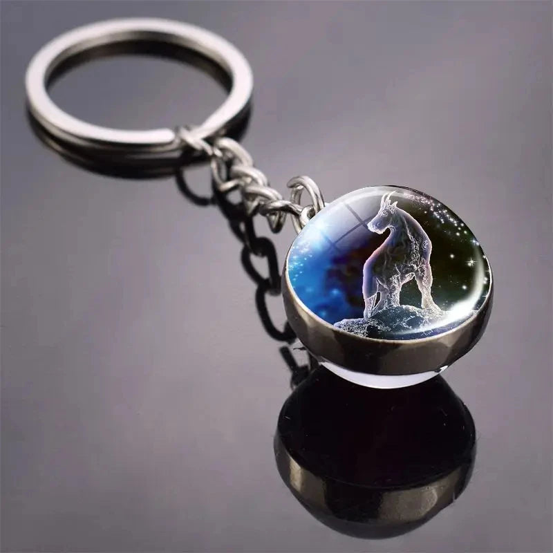 Luminous Keychain with 12 Constellations