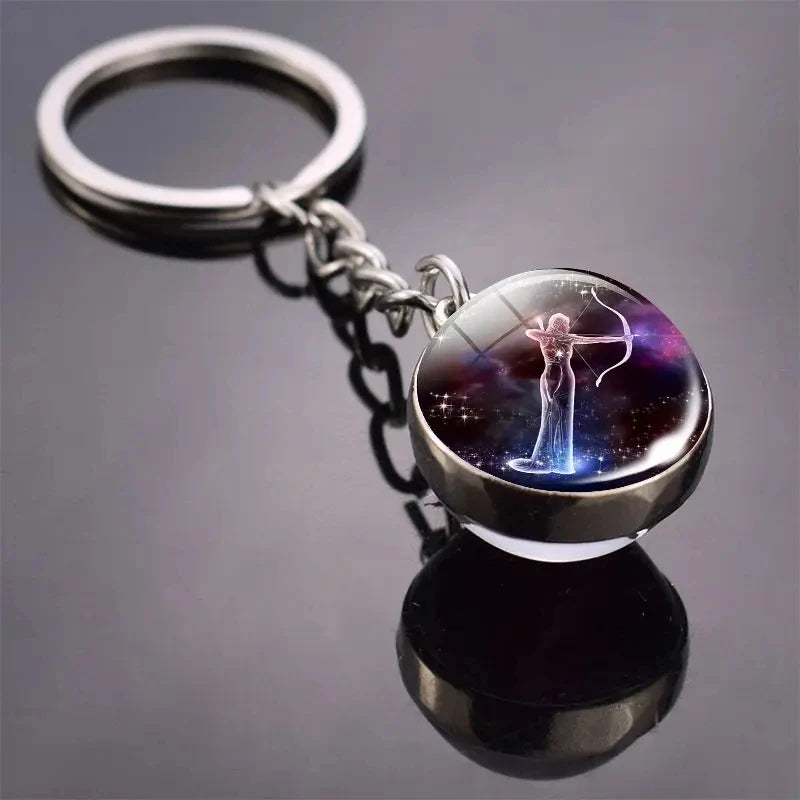 Luminous Keychain with 12 Constellations